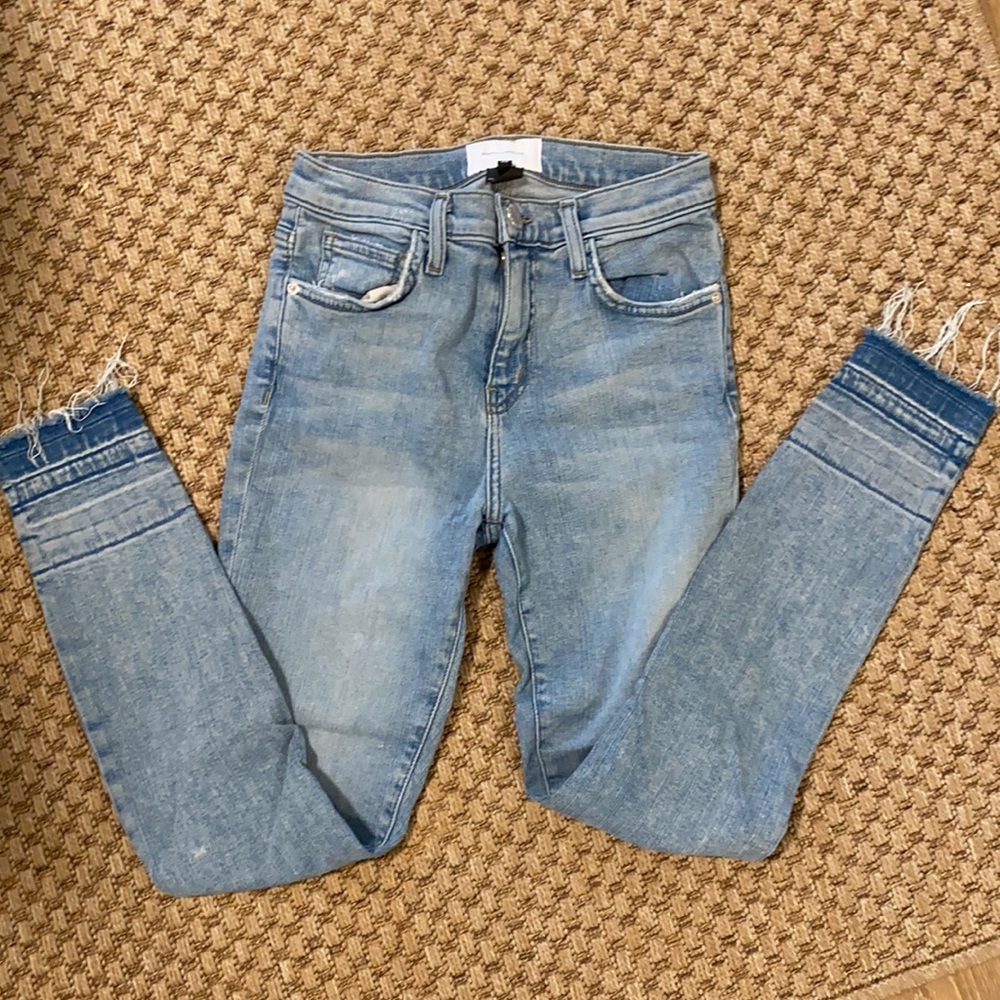 Current Elliot cropped jeans